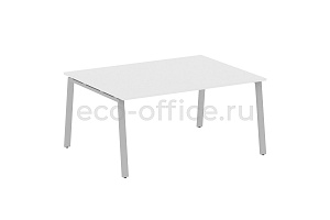 Стол переговорный (1 столешница) METAL SYSTEM STYLE БА.ПРГ-1.4 Белый / Серый металл фото