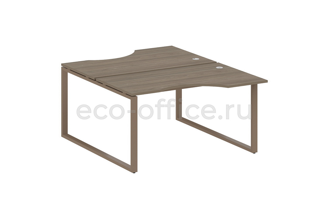 Рабочая станция криволинейная METAL SYSTEM STYLE БО.РАС-СА-2.2 Вяз Благородный / Мокко металл  стоимость