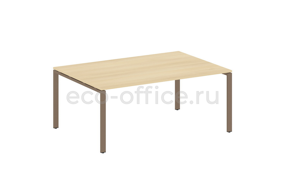 Стол переговорный (1 столешница) METAL SYSTEM STYLE БП.ПРГ-1.5 Акация Лорка / Мокко металл  стоимость