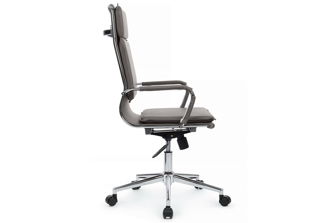 Кресло руководителя RV Chair HUGO 6003-1SE Серая экокожа  стоимость