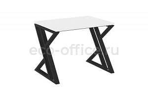 Стол рабочий LOFT VR.L-SRZ-1.7 Белый Бриллиант / Чёрный металл фото