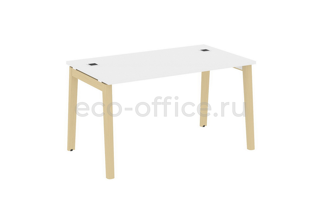 Стол рабочий руководителя ONIX WOOD DIRECT OW.SRR-3.8 Белый Бриллиант / Дуб Светлый  стоимость