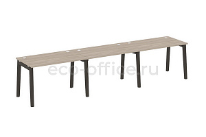 Рабочая станция на 3 рабочих места ONIX WOOD OW.RS-3.2.7 Дуб Аттик / Дуб Тёмный фото