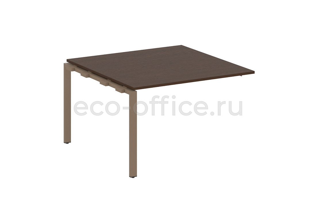 Проходной наборный элемент переговорного стола METAL SYSTEM STYLE БП.ППРГ-2 Венге Цаво / Мокко металл  стоимость