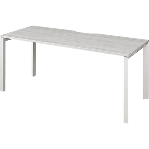 Стол на металлокаркасе Protech НТМП.П-160 Сосна винтер/Белый фото