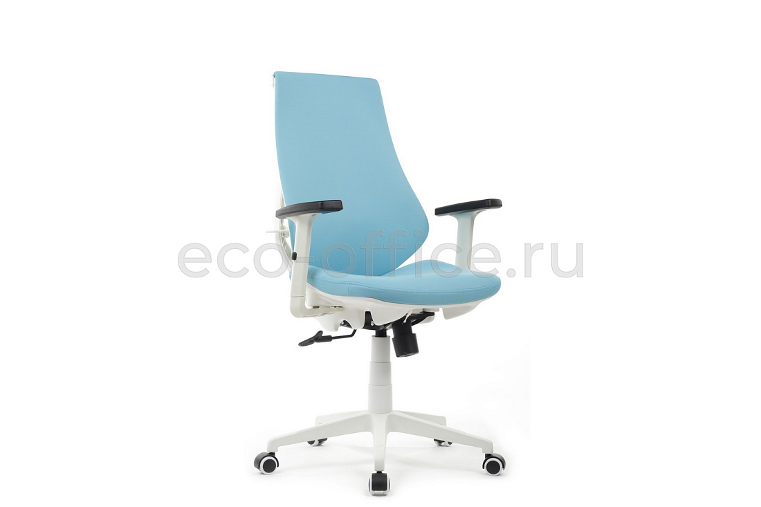 Кресло RV Design XPRESS CX1361М Белый пластик / Синяя ткань купить в Москве