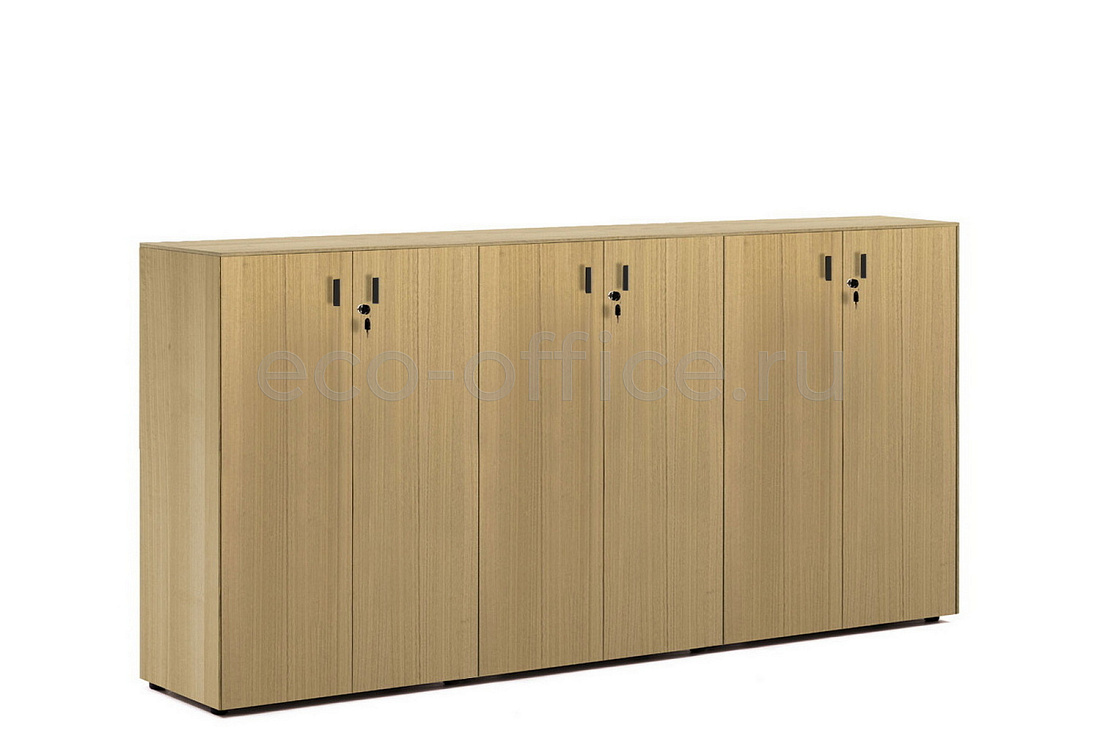 Шкаф средний 6 дверей ENZO 109 735 ECL-L 01 Эвкалипт Светлый / Чёрный металл  стоимость