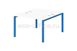Стол-тандем на металлокаркасе 60*30 SENTIDA COLOR S-41 Голубика фото