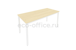 Стол письменный на металлокаркасе SLIM SYSTEM С.СП-6 Клён / Белый металл фото