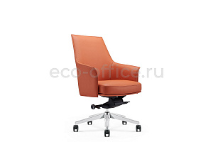 Кресло руководителя RV Design ROSSO-M B1918 Оранжевая кожа фото