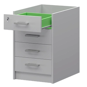 Корпус тумбы приставной Protech АТ-07 Белый фото