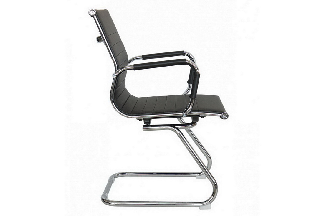 Конференц-кресло RV Chair HUGO 6002-3 Чёрная экокожа  стоимость