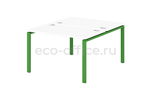Стол-тандем на металлокаркасе 60*30 SENTIDA COLOR S-41 Зелёный лайм фото