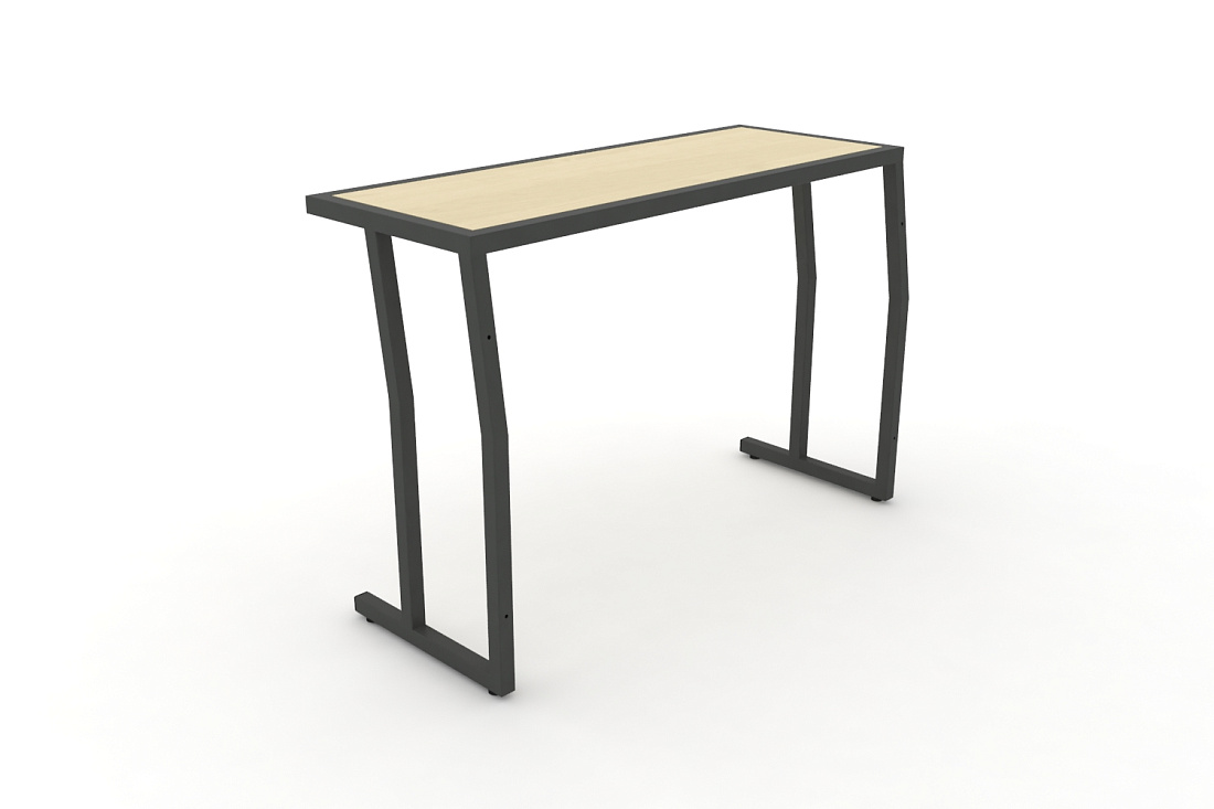 Стол учебный двухместный без царги DESK DK-1100S Клен / Антрацит Металл  стоимость