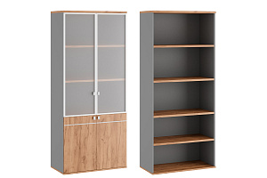 Шкаф для бумаг со стеклом (стекло в раме) Tess TES38150024 фото