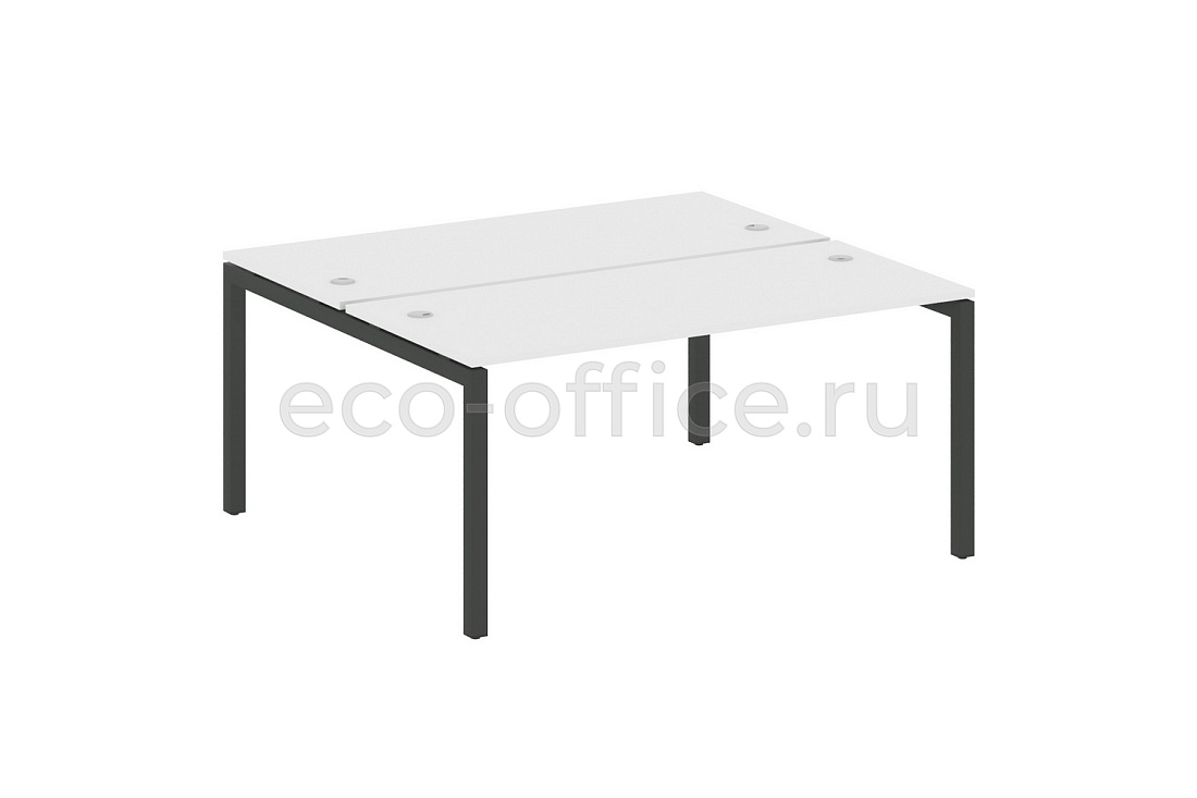 Рабочая станция METAL SYSTEM QUATTRO 5x5 50БП.РАС-СП-2.4 Белый / Антрацит металл купить в Москве