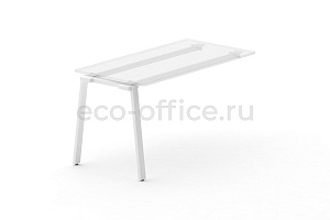 Металлокаркас на А-образной опоре 60х30 для наборного элемента 1000*720 Белый металл фото