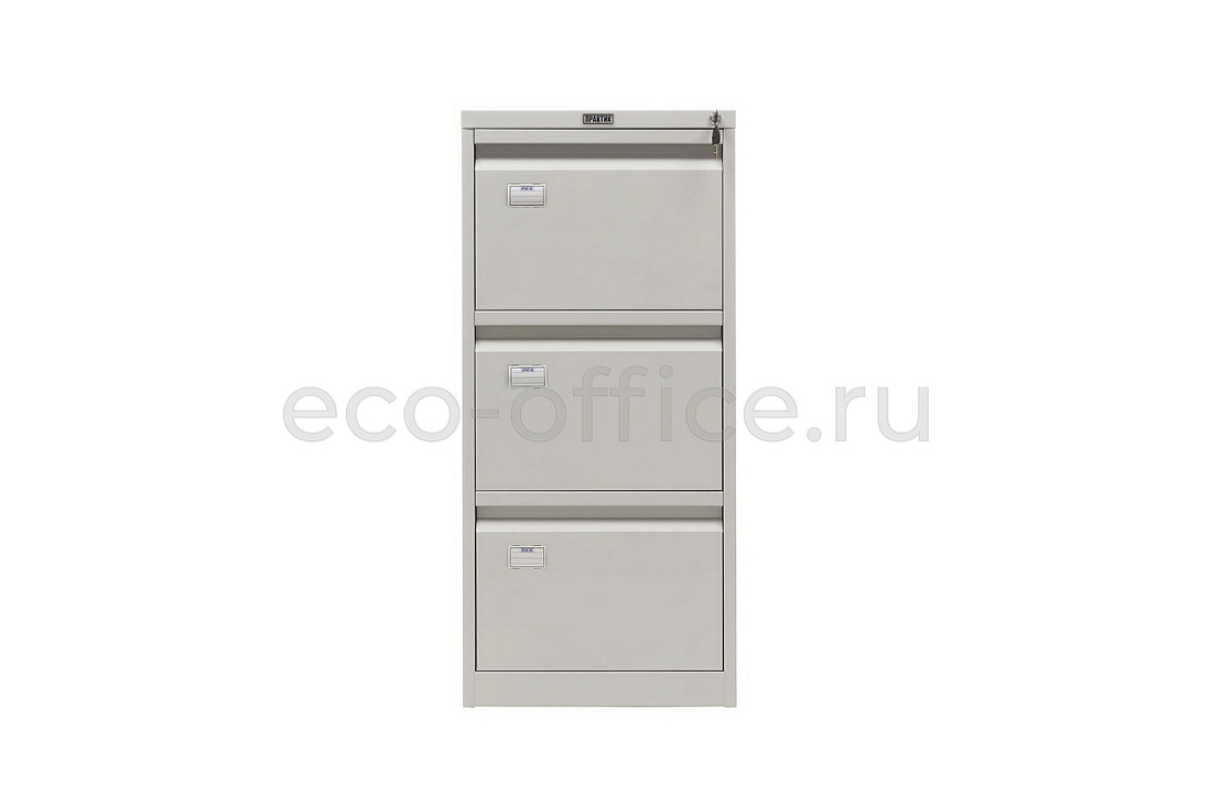 Шкаф картотека ПРАКТИК AFC-03 Серый RAL 7038  стоимость