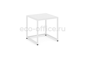 Стол журнальный LOFT VR.L-SJK-45 Белый бриллиант / Белый металл фото