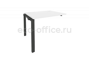 Наборный элемент рабочей станции на П-образном м/к ONIX O.MP-1.NRS-1.8 Белый Бриллиант / Антрацит металл фото