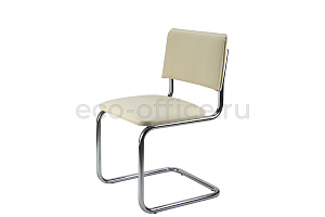Стул RV Chair СИЛЬВИЯ Хром / Бежевая экокожа фото