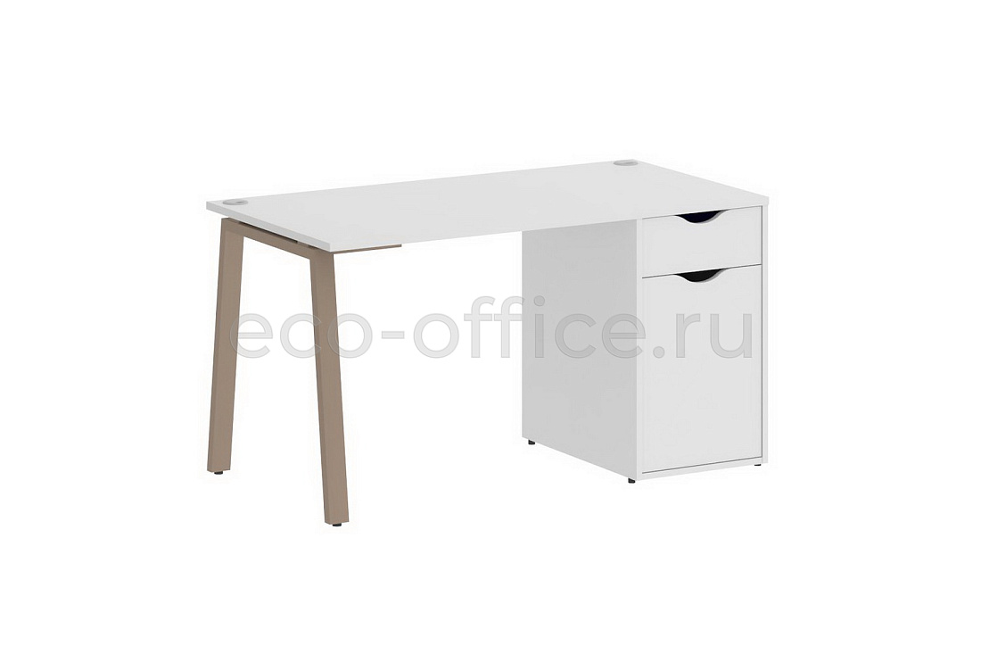 Стол письменный HomeOffice VR.SP-3-138.1.A mocco Белый  стоимость