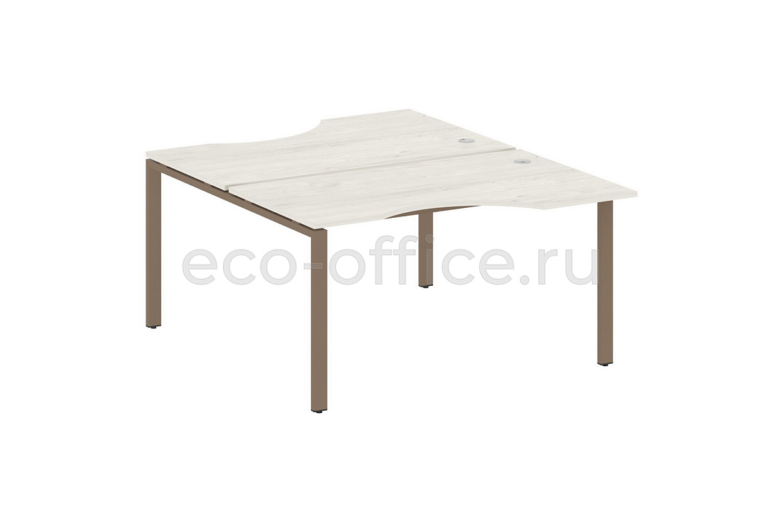 Рабочая станция криволинейная METAL SYSTEM STYLE БП.РАС-СА-2.2 Дуб Наварра / Мокко металл  стоимость