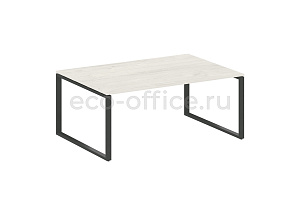 Стол переговорный (1 столешница) METAL SYSTEM STYLE БО.ПРГ-1.5 Дуб Наварра / Антрацит металл фото