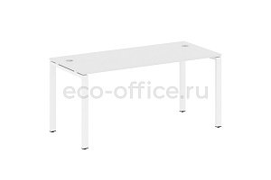Стол письменный METAL SYSTEM STYLE БП.СП-4 Белый / Белый металл фото