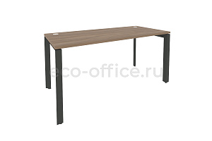 Стол рабочий на П-образном м/к ONIX O.MP-SP-4.7 Дуб Аризона / Антрацит металл фото