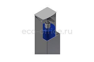 Ножной диспенсер для дезинфицирующих средств ECO-DIS Чёрный RAL 9005 фото