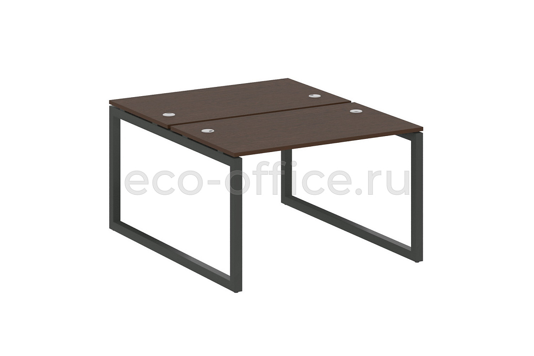 Рабочая станция METAL SYSTEM QUATTRO 5x5 50БО.РАС-СП-2.2 Венге Цаво / Антрацит металл  стоимость