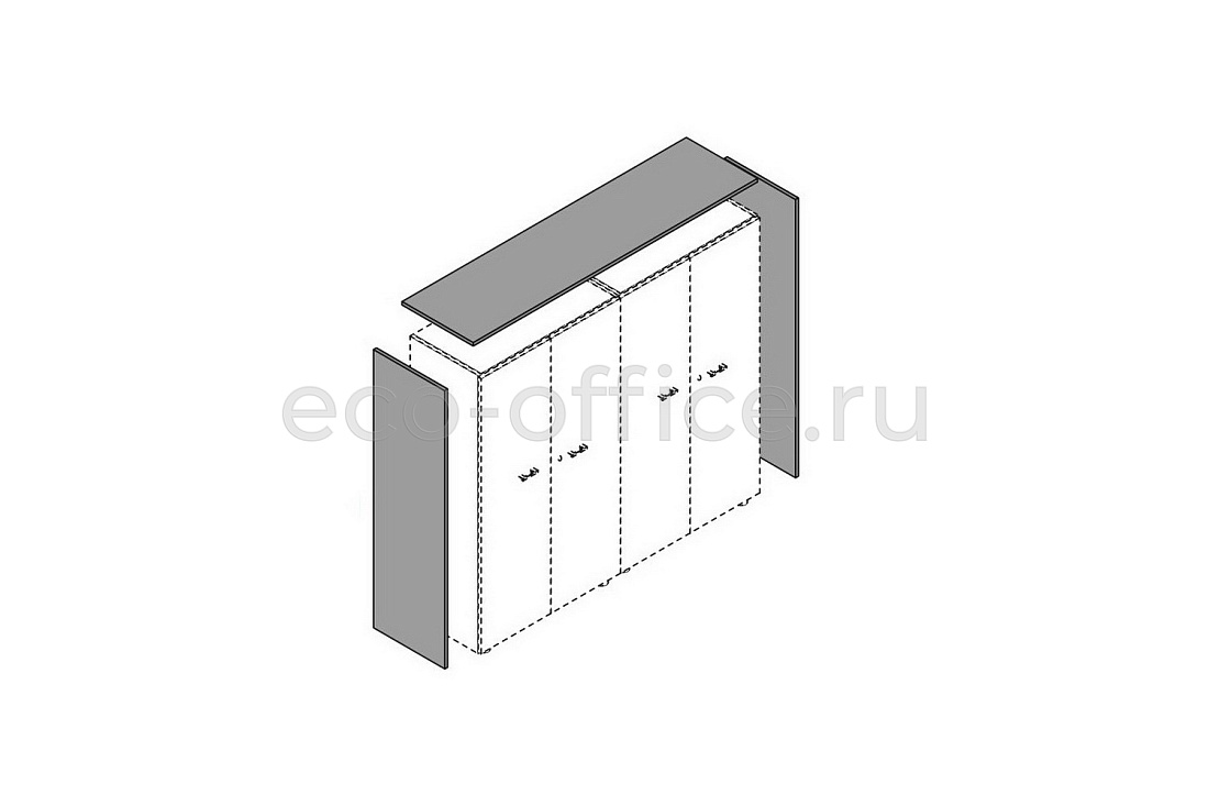 Топ верхний + 2 средние боковые панели ELITE 174109 Black (Cod.51)  стоимость