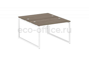 Рабочая станция METAL SYSTEM QUATTRO 4x4 40БО.РАС-СП-2.2 Вяз Благородный / Белый металл фото