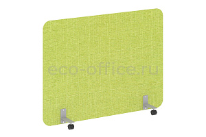 Перегородка на металлических опорах, на роликах R-LINE SOFT AP.R-160-120 Рогожка Romeo 01 / Серый металл фото