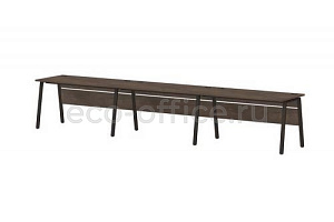 Линейный кластер на 3 рабочих места LAVANA STEEL T-151 Таксония Тёмная фото