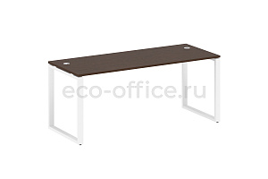 Стол письменный METAL SYSTEM STYLE БО.СП-5 Венге Цаво / Белый металл фото