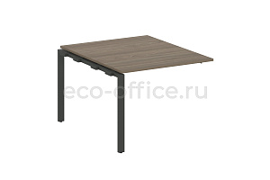 Проходной наборный элемент переговорного стола METAL SYSTEM STYLE БП.ППРГ-1 Вяз Благородный / Антрацит металл фото