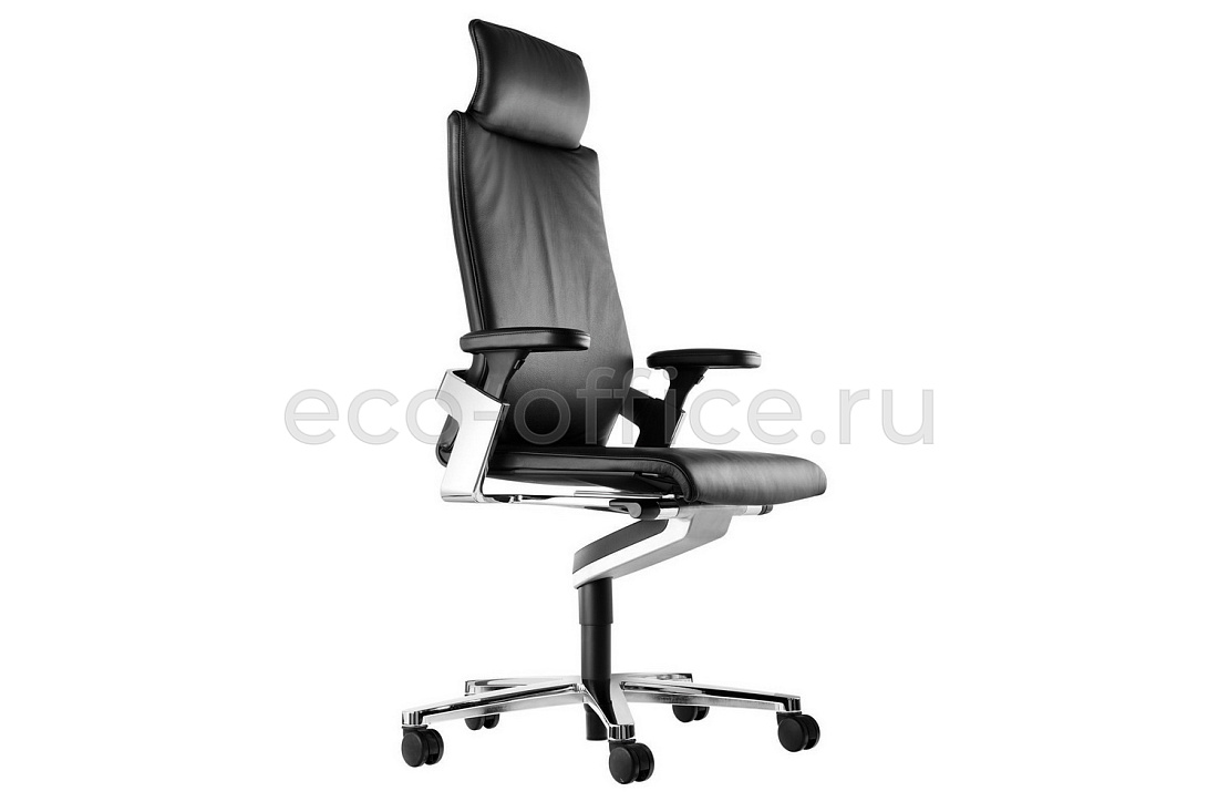 Кресло руководителя Wilkhahn ON leather Чёрная кожа  стоимость