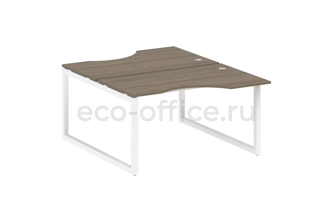 Рабочая станция криволинейная METAL SYSTEM QUATTRO 5x5 50БО.РАС-СА-2.2 Вяз Благородный / Белый металл  стоимость