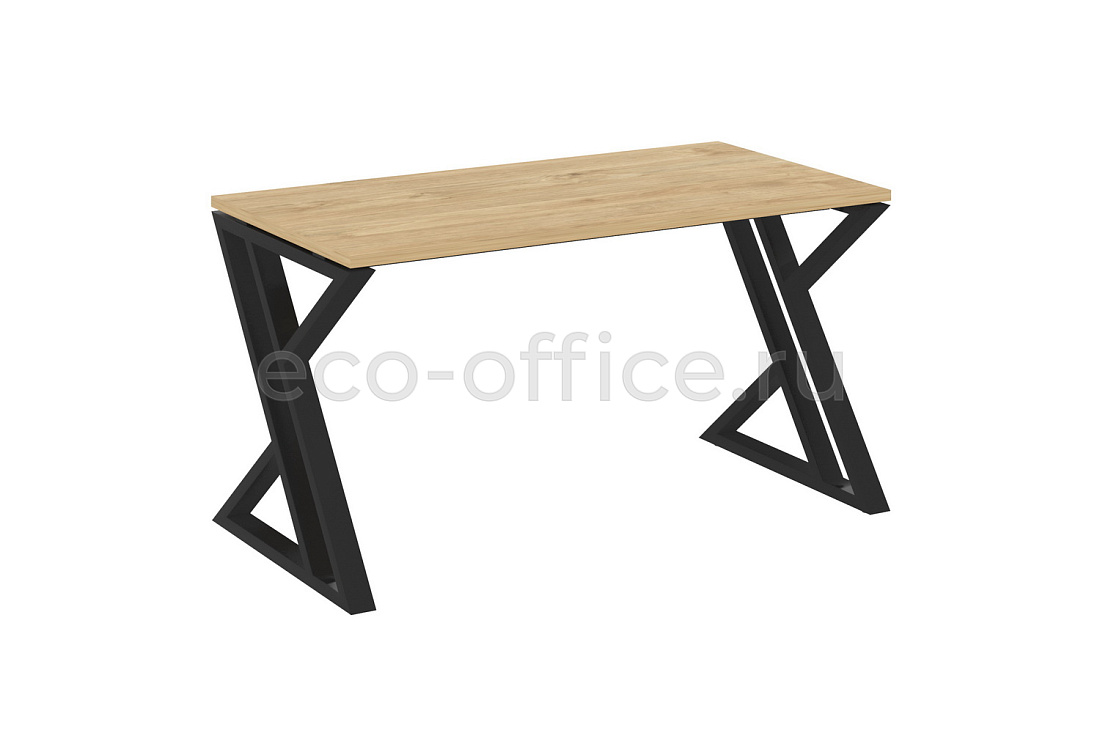 Стол рабочий LOFT VR.L-SRZ-3.7 Тиквуд Светлый / Чёрный металл  стоимость
