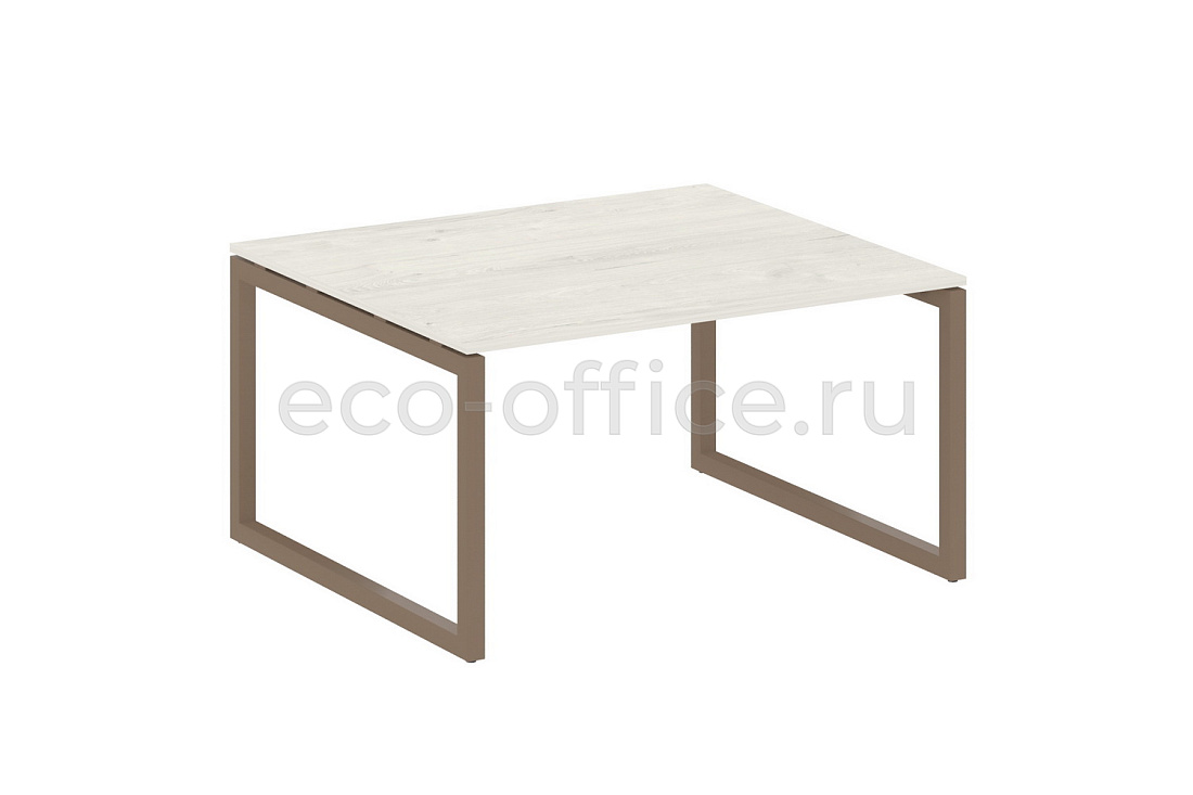 Стол переговорный (1 столешница) METAL SYSTEM QUATTRO 5x5 50БО.ПРГ-1.3 Дуб Наварра / Мокко металл  стоимость