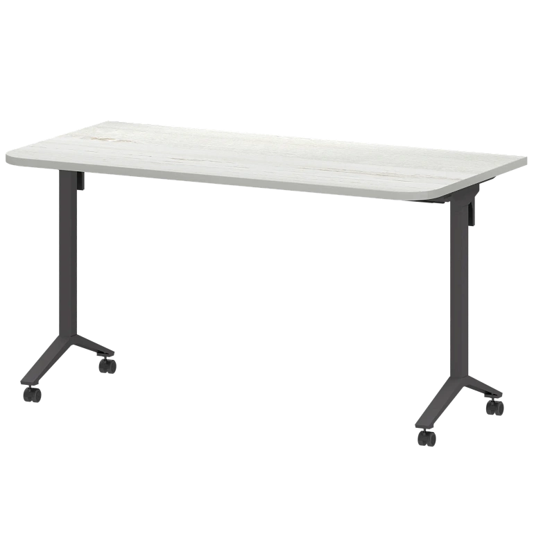 стол мобильный складной радиусный protech мб25-140.70р сосна винтер/антрацит фото