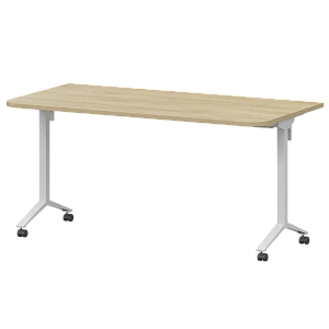 Стол мобильный складной радиусный Protech МБ25-140.70Р Баттл Рок/Белый фото