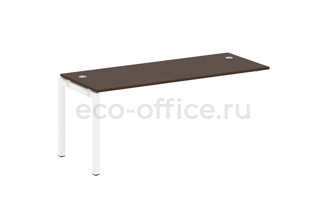 Проходной наборный элемент METAL SYSTEM QUATTRO 5x5 50БП.ПРС-СП-1.5 Венге Цаво / Белый металл купить в Москве