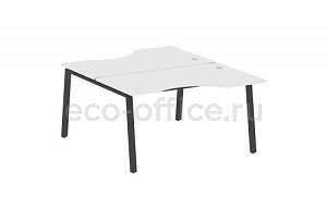 Рабочая станция криволинейная METAL SYSTEM STYLE БА.РАС-СА-2.2 Белый / Антрацит металл фото