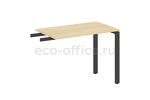 Приставной элемент на П-образном м/к METAL SYSTEM STYLE БП.ПР-3 Акация Лорка / Антрацит металл фото