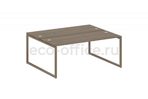 Рабочая станция METAL SYSTEM QUATTRO 4x4 40БО.РАС-СП-2.5 Вяз Благородный / Мокко металл фото