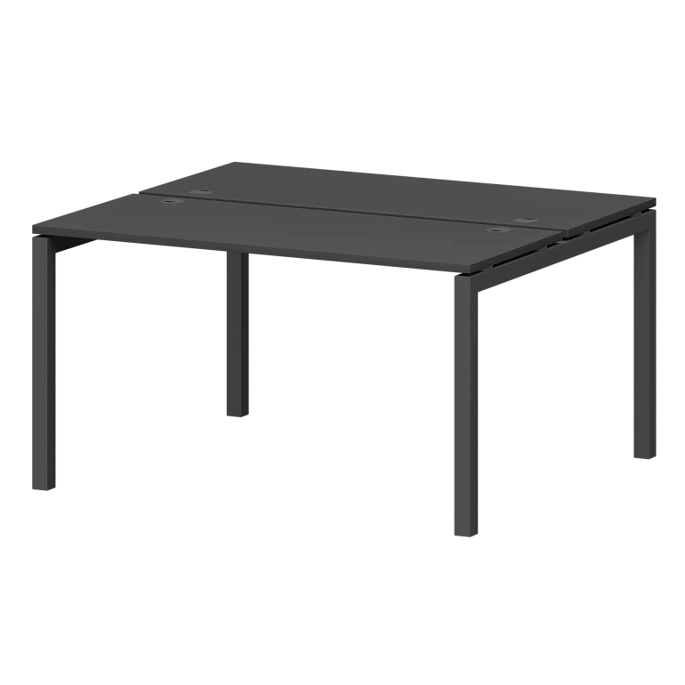 бенч двойной на металлокаркасе protech смс2-п-16к.120.пр50 графит/антрацит фото