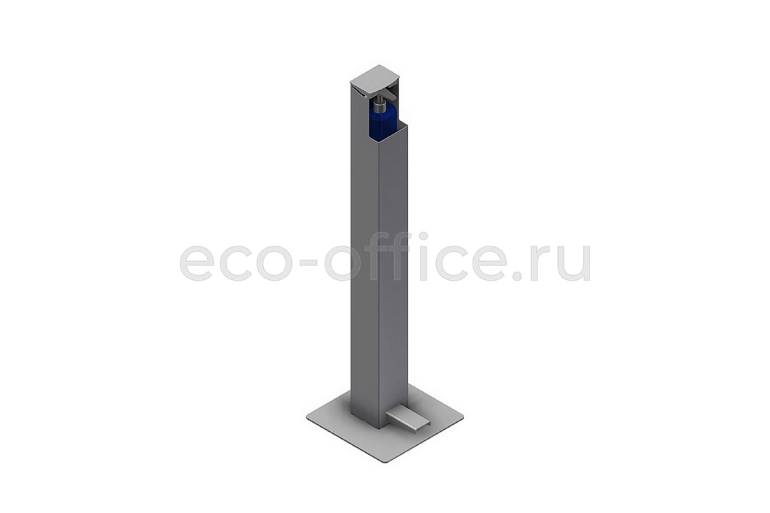 Ножной диспенсер для дезинфицирующих средств ECO-DIS Белый RAL 9003  стоимость